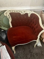 Set Of Two Vintage Burgundy