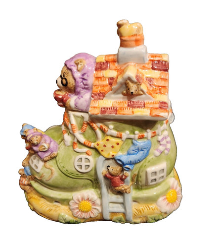 Biscuit barrel ceramic - -,