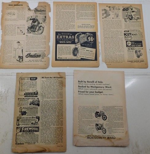 1940 50s motorcycle vintage - motorcycle,