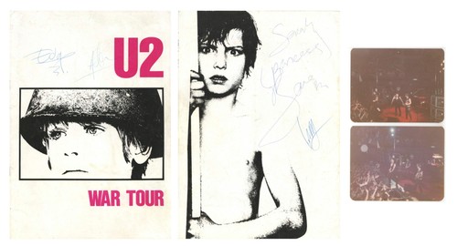 Signed war tour programme - u2,