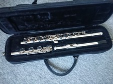 Yamaha YFL-225S Silver-Plated Flute – B FOOT JOINT– Used, Well Kept, With Case