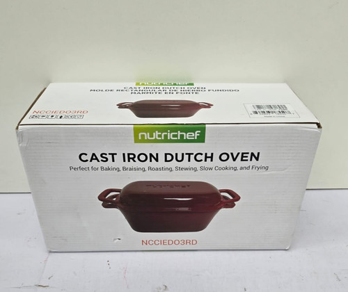 Nutrichef dutch oven for - dutch, bread