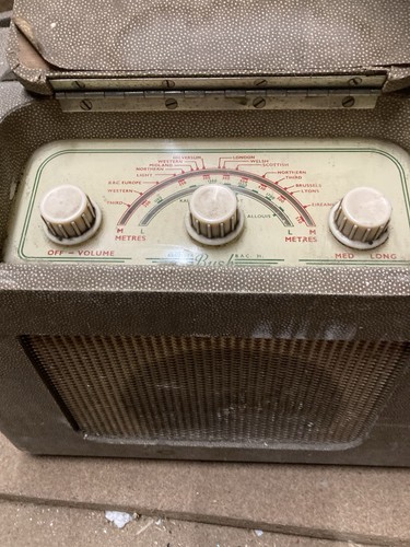 Vintage bush valve radio - bush,