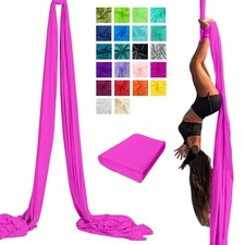Aerial Silks, Low Stretch Nylon Aerial Fabric (15 Yards), Thick Aerial Yoga S...
