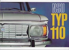 1966 NSU Typ 110 car brochure
