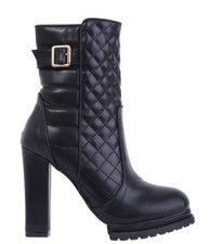 SIZE 3 4 6 7 8 BLACK FAUX