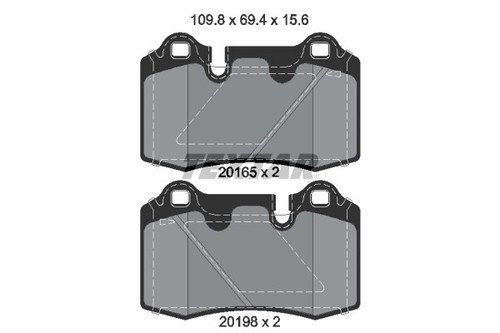 Brake pad set - pad, set,