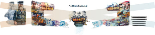 Gold rush decals - 1:76,