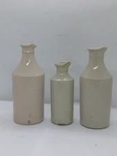 3 Old White Stoneware Ink