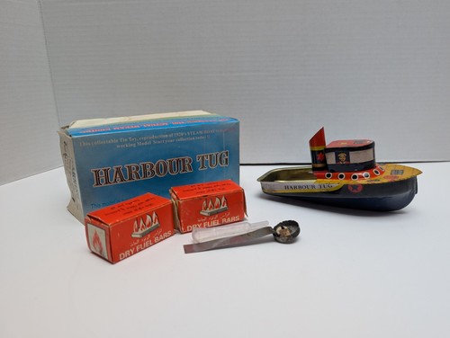 Tin harbour tug steam - harbour,