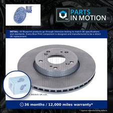 2x Brake Discs Pair Vented fits HONDA ACCORD CN1, CN2 2.2D Front 04 to 08 N22A1