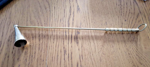 Vintage brass candle snuffer - vintage,