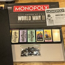 Monopoly World War II 2 Board