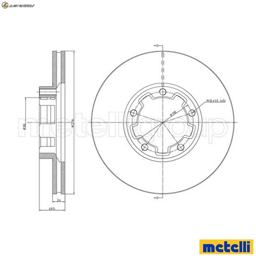 Brake discs 1557 - 2x, 23-1557