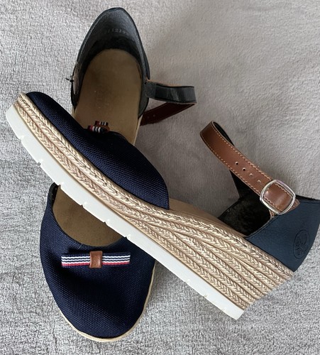 Rieker navy red - navy, red/white/tan