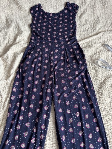 Boden navy blue paisley polka - boden,