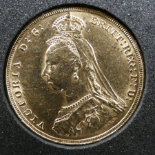 1887 Queen Victoria Gold