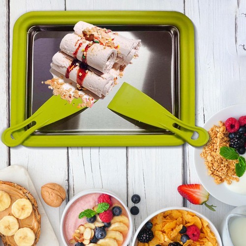 Cold pan plate ice cream - plate,,