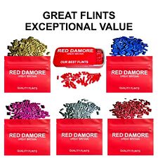 Lighter Flints VARIOUS COLOURS Lighters Flint for Lighter Flints RED DAMORE 