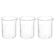 3Pcs 100ml Low Form Glass