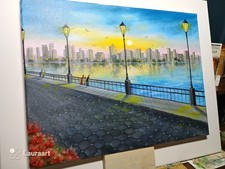 Art 16"/12" New York, Sunset