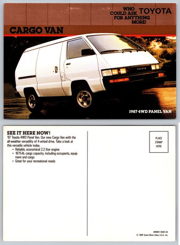 1987 toyota 4wd - toyota, van
