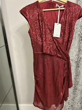 Grace Karin Red Sequin Wrap