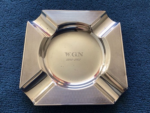 Sterling silver ashtray - sterling,
