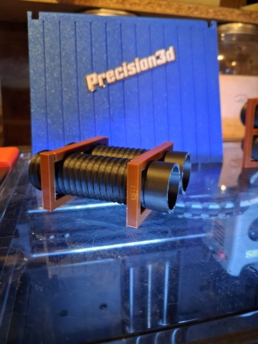 Short ribbed pipes in - 2x,