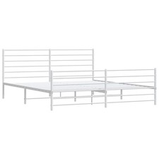 Metal Bed Frame with Headboard