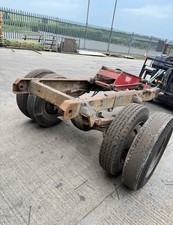 CHEVY 1962 C60 dually rear axle and part chassis and wheels 10  stud