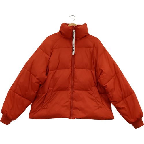 Kangol puffer jacket orange - jacket, l
