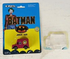 Vintage ERTL Batman Movie JOKER VAN Die-cast 2" Long 1989 PLEASE READ