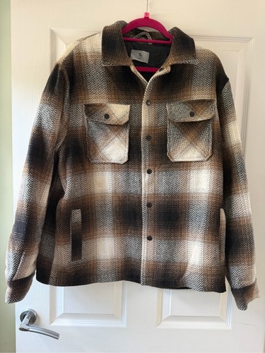 Man brown beige checked - tu,