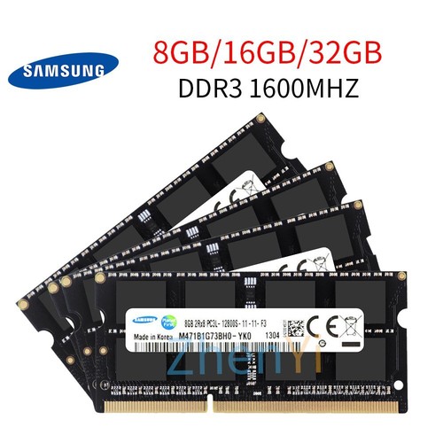 Samsung 32gb 16gb 8gb ddr3l - samsung,
