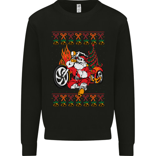 Biker santa christmas - santa,