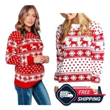 Womens Knitted Reindeer