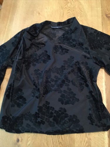 Smart damask velvet - smart, black