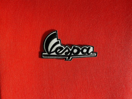 Vespa scooter embroidered - vespa,