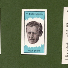Clevedon Confectionery Football Club Managers 1959 V Buckingham West Brom Albion