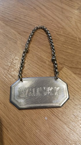Whisky decanter label - whisky,
