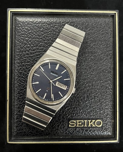 Vintage seiko quartz blue - vintage, sq
