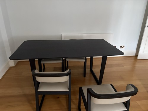 Dining table and chairs - dining,