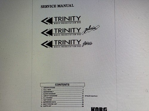 Korg trinity music workstation - trinity,