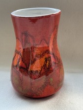Lovely Poole Pottery Delphis Vase Shape 31  1970s  Excellent condition