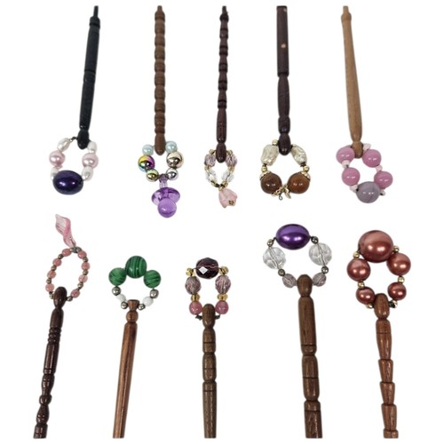 Vintage lace making bobbins - vintage,