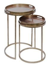 Next Round Gold Atlas Map Tray