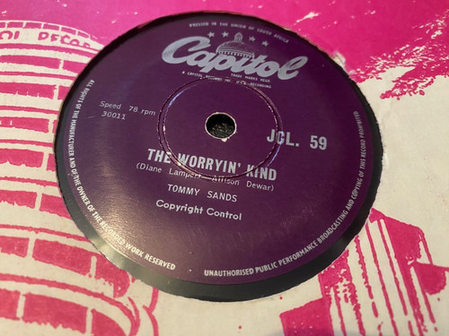 Tommy sands the - :, worryin'