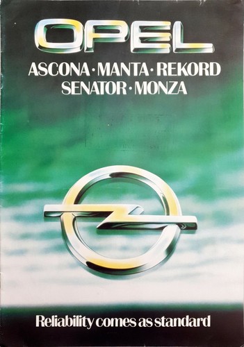Opel ascona manta rekord - opel,