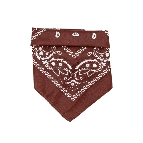 Cowboy bandana brown western - cowboy,